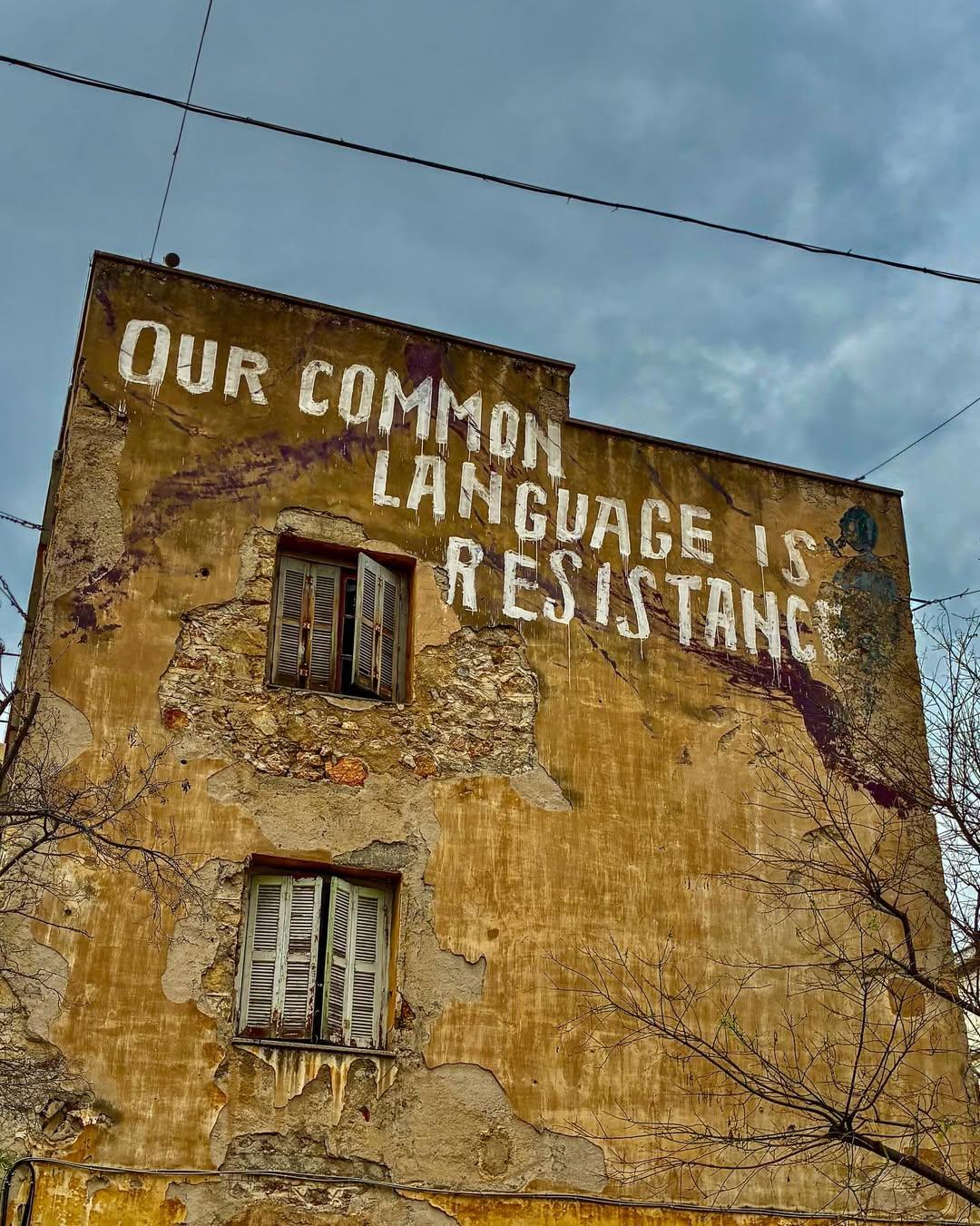 Notre langue commun, c’est la résistance